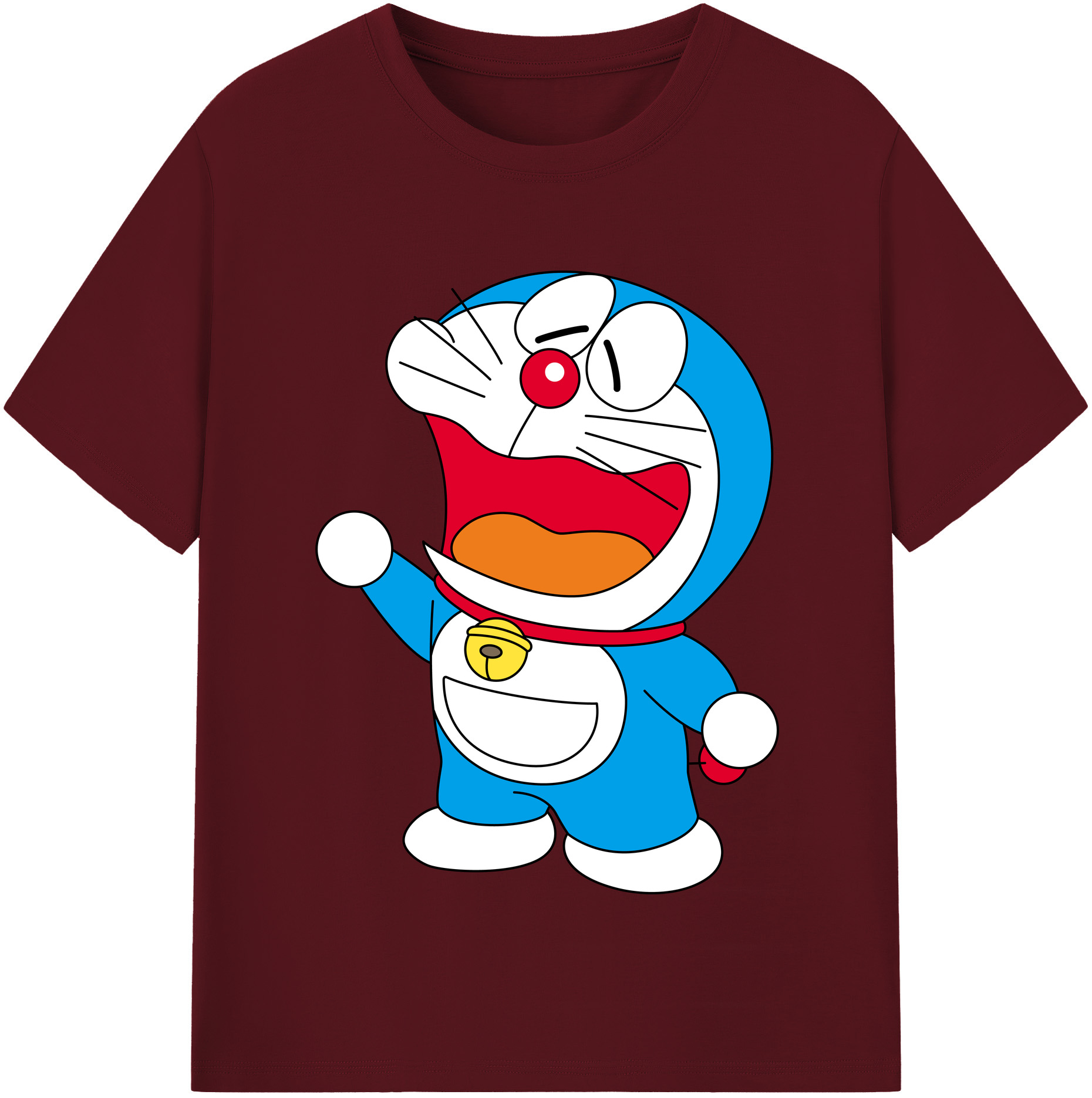 （画像用） ドラえもん Doraemon 綿100％半袖Tシャツ（フロントプリント）